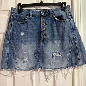 We The FreeDenim Mini Skirt